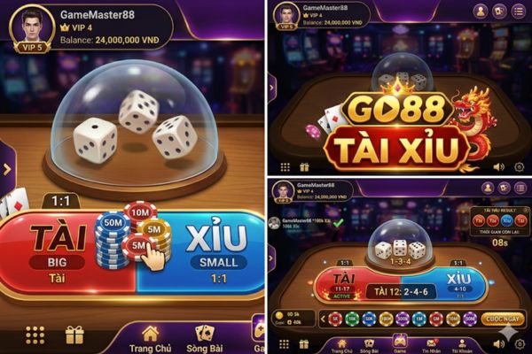 Các biến thể trong trò chơi Tài Xỉu Go88